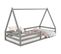 Lit Cabane Sila 90 X 190 Cm, En Pin Massif Gris