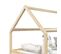 Lit Cabane Clia 90 X 190 Cm Avec Tiroirs, En Pin Massif Finition Naturelle