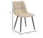 Lot De 2 Chaises Malaga En Tissu Coloris Beige