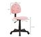 Chaise De Bureau Pour Enfant Alpaca, Revêtement Synthétique Rose Avec Motif Lama