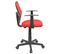 Chaise De Bureau Pour Enfant Studio Avec Accoudoirs Hauteur Réglable, Rouge