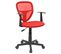 Chaise De Bureau Pour Enfant Studio Avec Accoudoirs Hauteur Réglable, Rouge