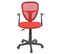 Chaise De Bureau Pour Enfant Studio Avec Accoudoirs Hauteur Réglable, Rouge