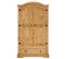 Armoire En Pin Salsa Style Mexicain, Avec 2 Portes Et 1 Tiroir