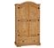 Armoire En Pin Salsa Style Mexicain, Avec 2 Portes Et 1 Tiroir