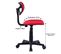 Chaise De Bureau Pour Enfant Milan Pivotant Et Ergonomique Hauteur Réglable, Rouge