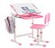 Ensemble Bureau Et Chaise Pour Enfant Tutto De Coloris Blanc Et Rose