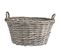 Lot De 3 Paniers Junan En Osier Gris