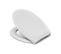 Abattant Wc Pebble Beach 46x38,3x4,9cm Blanc