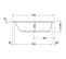 Baignoire Droite 170x70 Duravit D-code Bonde Au Centre