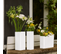 Vase Quadro H16cm Blanc