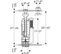 Mécanisme De Chasse Complet 3/6l Double Touche Alimentation D’eau Latérale Type 290-380 - Geberit -