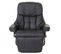 Mca Fauteuil Relax Calgary 2 Cuir Charge 150kg Noir Couleur Noix