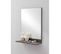 Miroir Mural Design "lanea" 67cm Naturel