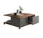 Table Basse Design "volgan" 70cm Chêne Foncé