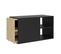 Meuble TV Avec 2 Compartiments Ouverts 133,5x39,9x49,2 Cm