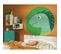 Poster Autocollant Forme Ronde Petit Dinosaure Velocyraptor - 125 Cm