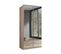 Armoire 2 Portes Miroir - L91 Cm