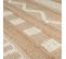 Tapis De Salon Medinha En Jute - Beige - 160x230 Cm