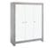 Armoire 3 Portes Nordic Gris Bois