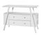 Commode Avec Plan à Langer 2 Tiroirs Bois Laqué Blanc Holly White L 125 X H 100 X P 72 Cm