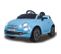 Ride On Fiat 500 Couleur Bleu 12v