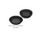 Lot De 6 Moules à Tartelettes Black Metallic