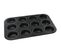 Moule à Muffins 12 Empreintes Black Metallic