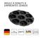 Moule Pour 8 Beignets Au Four Black Metallic