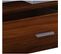 Table Basse Junata Marron En MDF 110x52x44 Cm