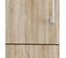 Colonne De Salle De Bain Vcb6 Naturelle 2 Portes En MDF - 33x22x150 Cm