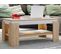 Table Basse Rolas 2 Chêne En MDF 90x53x41 Cm