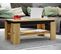 Table Basse Rolas 3 Chêne En MDF 90x53x41 Cm