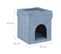 Tabouret Refuge Chat Gris