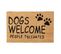 Paillasson Coco «dogs Welcome»