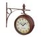 Horloge Murale Au Design Marron