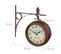 Horloge Murale Au Design Marron