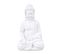Statue De Bouddha Blanc De 17,5 Cm