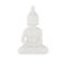 Statue Bouddha De Couleur Blanche