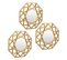 Lot De 3 Miroirs Diamant