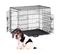 Cage Pliable Avec Fond Pour Chien