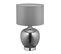 Lampe De Table En Verre Abat-jour Tissu