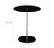 Table D’appoint Ronde En Verre Et Inox