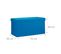 Pouf De Rangement Pliant Lin 76x38x38 - Bleu