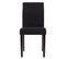 Lot De 6 Chaises De Séjour Littau ~ Tissu Noir, Pieds Foncés