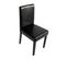 Lot De 4 Chaises De Séjour Littau ~ Simili-cuir, Noir, Pieds Foncés