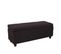 Banc/banquette/coffre De Rangement Kriens, 112x45x45cm, Tissu, Noir