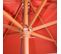 Parasol En Bois, Parasol De Jardin Florida, Rectangulaire 2x3m ~ Terre Cuite