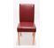 Lot De 4 Chaises De Séjour Littau ~ Cuir Reconstitué, Rouge, Pieds Clairs