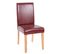 Lot De 6 Chaises De Séjour Littau ~ Simili-cuir, Brun Rouge, Pieds Clairs